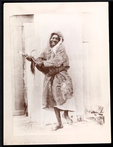 Músico de dança, c.1900 (impressão de gelatina de prata)